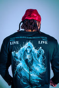 Resurrection (John 11:25–26) Athletic Long Sleeve.